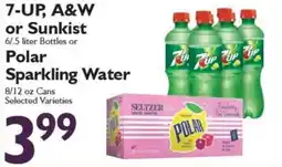 Festival Foods 7-up, a&w or sunkist polar sparkling water offer