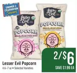 Haggen Food Lesser Evil Popcorn offer