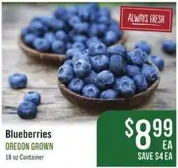 Haggen Food Blueberries offer