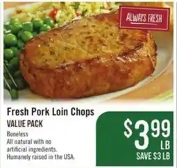 Haggen Food Fresh Pork Loin Chops offer