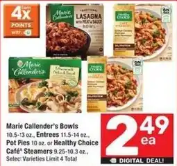 Albertsons Marie Callender's Bowls offer