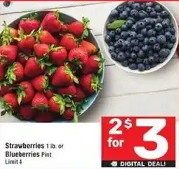 Albertsons Strawberries or Blueberries offer