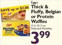 Festival Foods Eggo thick & fluffy, belgian or protein waffles offer