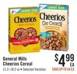 Haggen Food General Mills Cheerios Cereal offer