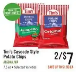 Haggen Food Tim's Cascade Style Potato Chips offer