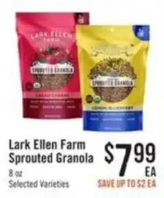 Haggen Food Lark Ellen Farm Sprouted Granola offer