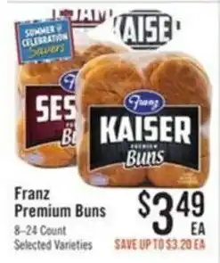 Haggen Food Franz premium buns offer