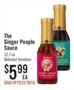 Haggen Food The Ginger People Sauce offer