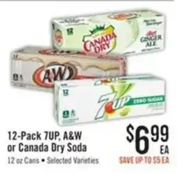 Haggen Food 7up, A&W or Canada Dry Soda offer