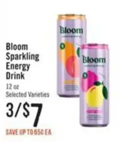 Haggen Food Bloom Sparkling Energy Drink offer