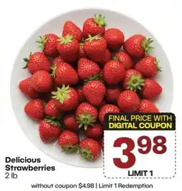 Harp's Market Delicious Strawberries offer