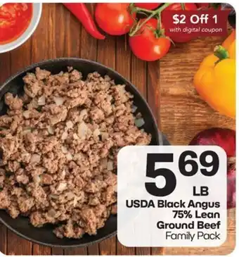 Harp's Market Usda black angus ground beef offer