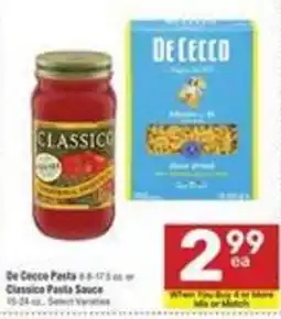 Albertsons De Cecco Pasta offer