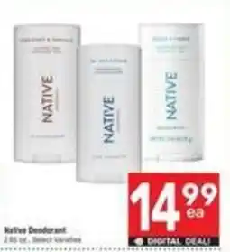Albertsons Native Deodorant offer