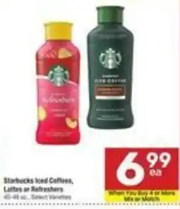 Albertsons Starbucks Iced Coffees, Lattes or Refreshers offer