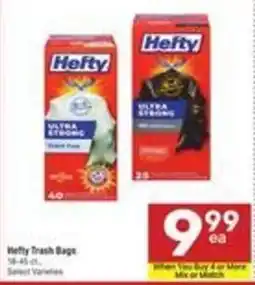 Albertsons Hefty Trash Bags offer