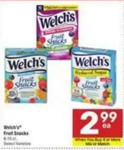 Albertsons Welch's Fruit Snacks offer