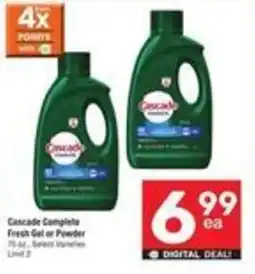 Albertsons Cascade Complete Fresh Gel or Powder offer