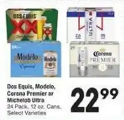 Albertsons Dos Equis, Modelo, Corona Premier or Michelob Ultra offer
