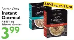Festival Foods Better Oats Instant Oatmeal offer