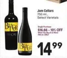 Albertsons Jam Cellars Select Varietals offer