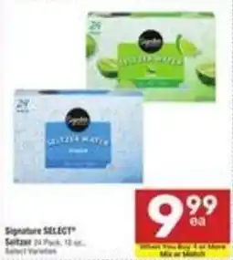 Albertsons Signature SELECT Seitzer Water offer