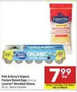Albertsons Pete & Gerry's Organic Pasture Raised Eggs offer