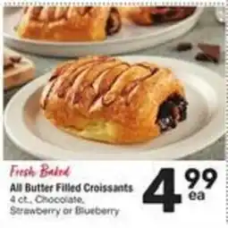 Albertsons Fresh Baked All Butter Filled Croissants offer