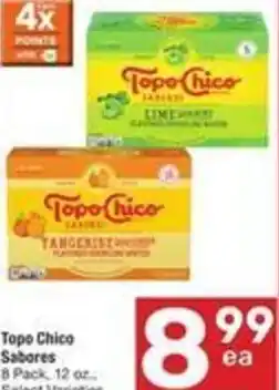 Albertsons Topo Chico Saboros offer