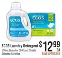 Haggen Food EcOS Laundry Detergent offer