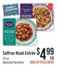 Haggen Food Saffron Road Entrée offer