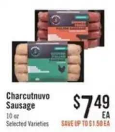 Haggen Food Charcutnuvo Sausage offer