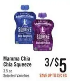 Haggen Food Mamma Chia Chia Squeeze offer