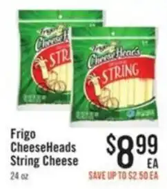 Haggen Food Frigo CheeseHeads String Cheese offer