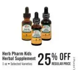 Haggen Food Herb Pharm Kids Herbal Supplement offer