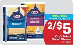 Harp's Market Kraft Select Sliced Cheese offer
