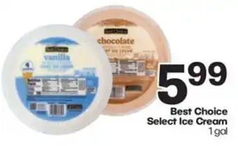 Harp's Market Best Choice Select Ice Cream offer