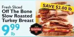 Festival Foods Kreischmar fresh sliced off the bone slow roasted turkey breast offer