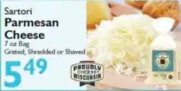Festival Foods Sartori parmesan cheese offer