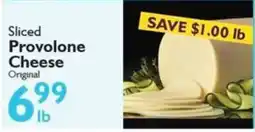 Festival Foods Sliced Provolone Cheese Original offer