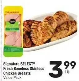 Albertsons Signature Select Fresh Boneless Skinless Chicken Breasts offer