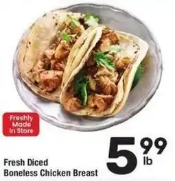 Albertsons Fresh Diced Boneless Chicken Breast offer