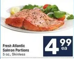 Albertsons Fresh Atlantic Salmon Portions offer