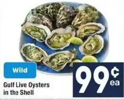 Albertsons Wild Gulf Live Oysters in the Shell offer