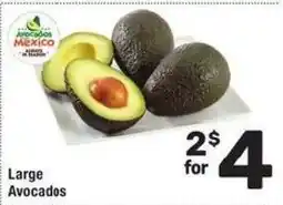 Albertsons Large Avocados offer