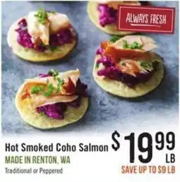 Haggen Food Hot Smoked Coho Salmon offer