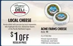 Haggen Food Acme Farms Cheese offer