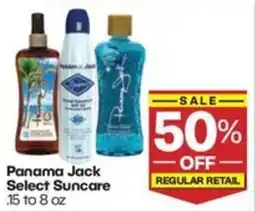 Harp's Market Panama Jack Select Suncare offer
