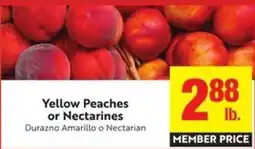 Save Mart Yellow Peaches or Nectarines offer
