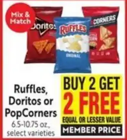 Save Mart Ruffles, Doritos or PopCorners offer